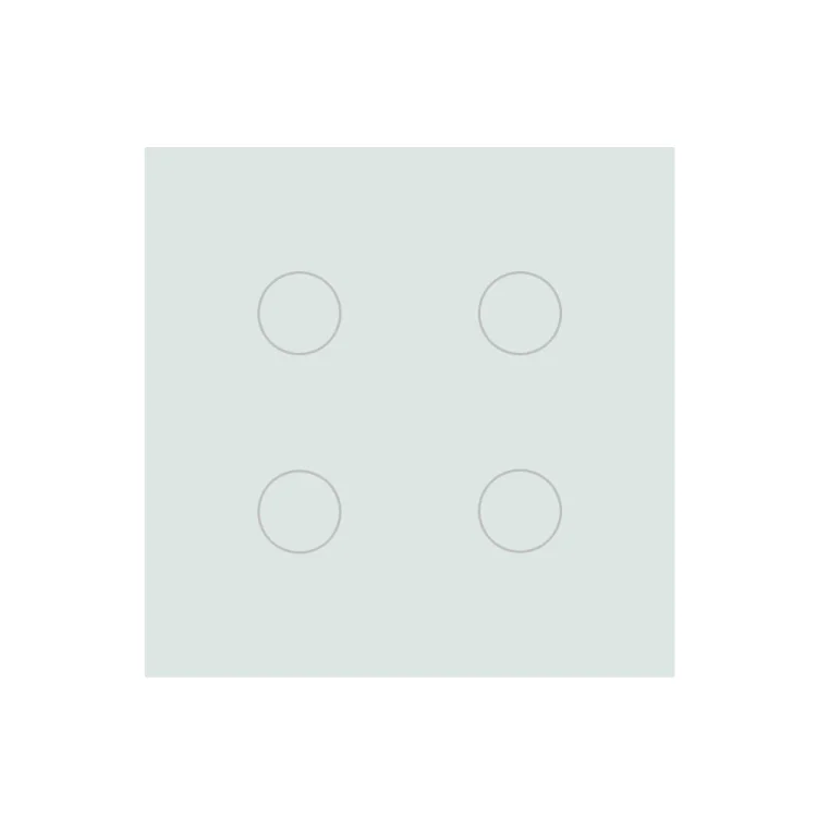 Wifi Smart 4 Gang Touch Switch White