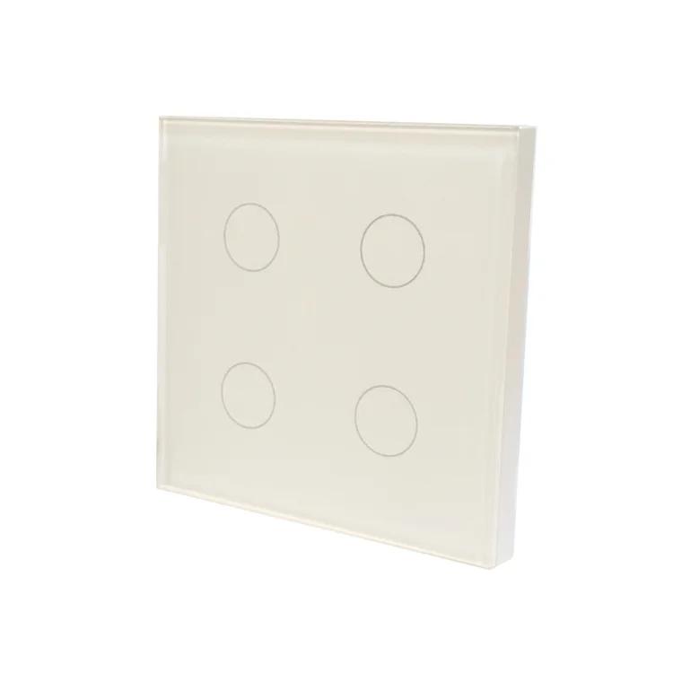 Wifi Smart 4 Gang Touch Switch White - ছবি 2