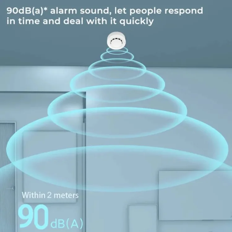 Tuya Smart Smock Detector Alarm System - ছবি 3