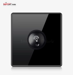 Full Glass Dimmer switch Black