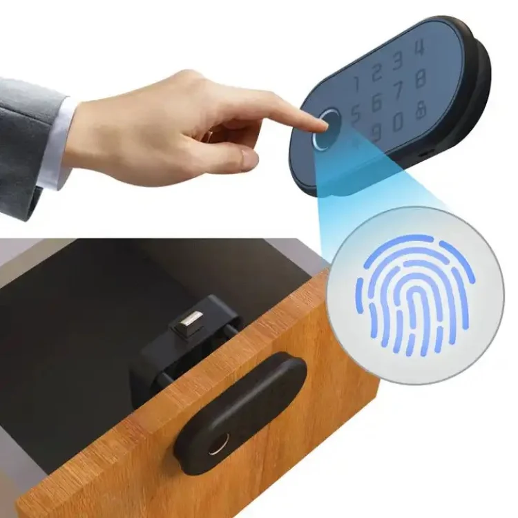 Fingerprint and password system drawer and cabinet lock - ছবি 3