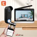 Tuya Full Wireless Smart Outdoor Camera And Indoor Monitor Intercom System Wireless Door Bell Camera Wifi Video Doorbell thumbnail 1