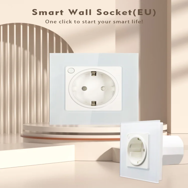 WiFi Smart EU 2 Pin Wall Socket Black