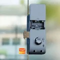 G3 High Accuracy Glass Door Tuya Wifi Smart Lock  for Office thumbnail 4
