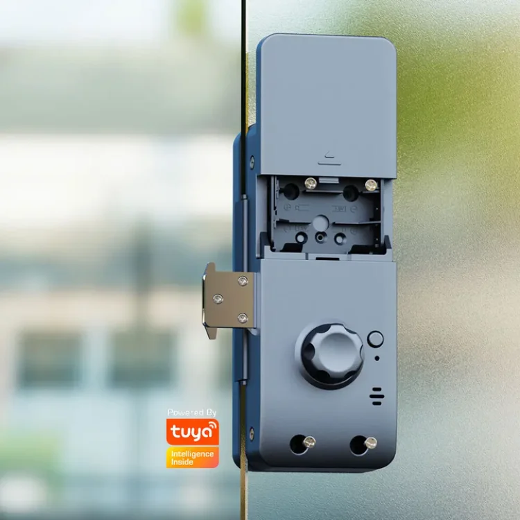 G3 High Accuracy Glass Door Tuya Wifi Smart Lock  for Office - ছবি 4
