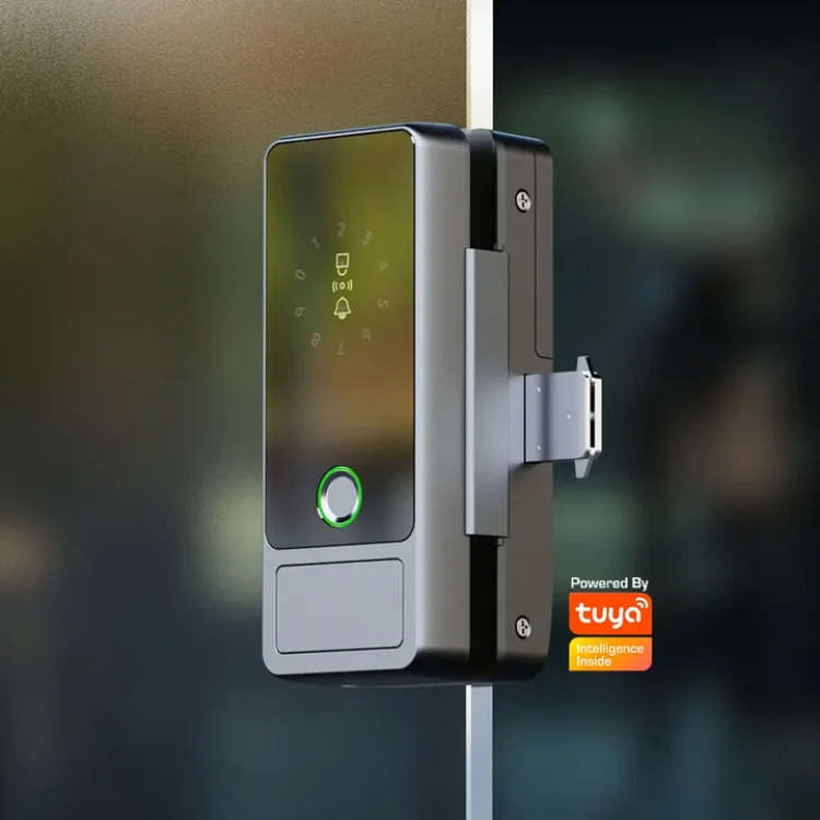 G3 High Accuracy Glass Door Tuya Wifi Smart Lock  for Office - ছবি 5