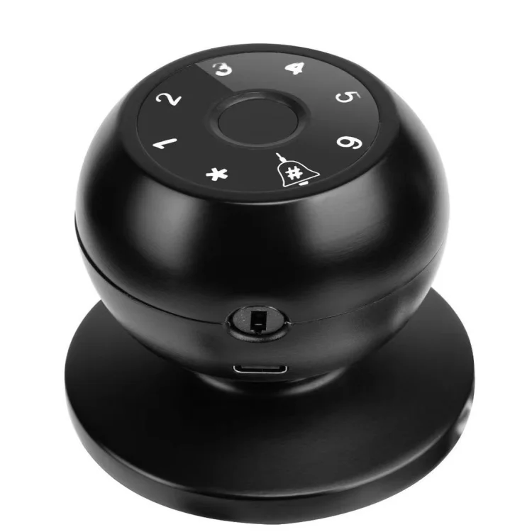 B3 WiFI Smart Bedroom Round Lock 5 Unlock Methods - ছবি 2