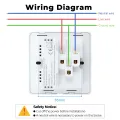 Wifi USB and 5 pin Socket 10A Round Corner Black thumbnail 5