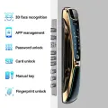 L26 Premium Golden Smart Door Lock with 3D Face Recognition thumbnail 8