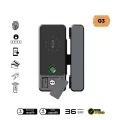 G3 High Accuracy Glass Door Tuya Wifi Smart Lock  for Office thumbnail 1