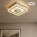 Remote Control Bladeless Ceiling Fan with Dimmable LED Light - FL01B thumbnail 1