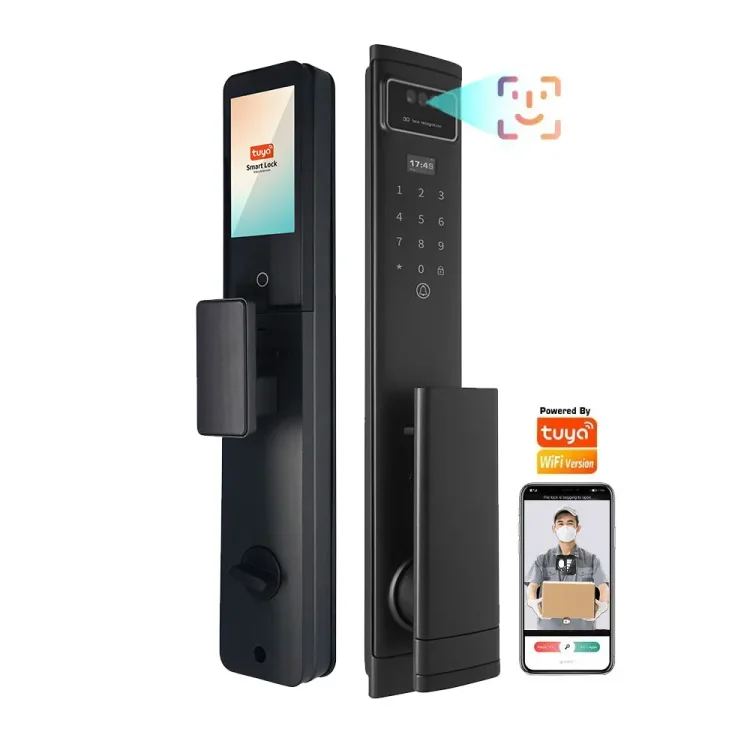 SAS Nova L7 Smart 3D Face Recognition Door Lock with Palm Vein & Video Intercom - ছবি 2