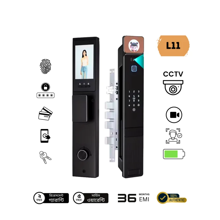L11 Wifi  Tuya Smart Video Call Face Unlock Door for Home Apartment