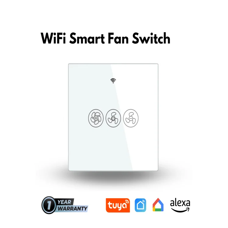 Wifi Smart Fan Switch RF White