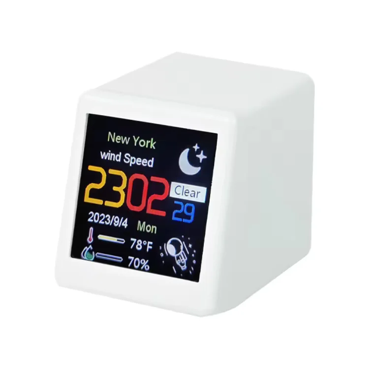 Smart WiFi Weather Station Digital Clock with Temperature Display - ছবি 4