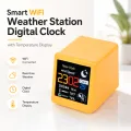 Smart WiFi Weather Station Digital Clock with Temperature Display thumbnail 1